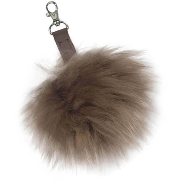 Art.Nr. 801 CA - Fellanhänger Pompom, camel