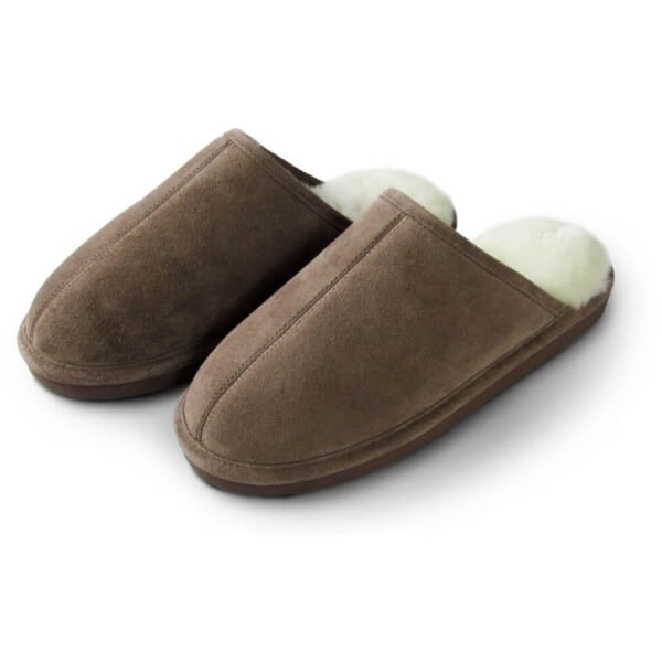 Art.-Nr. 377 - Lammfell-Pantoffeln, braun