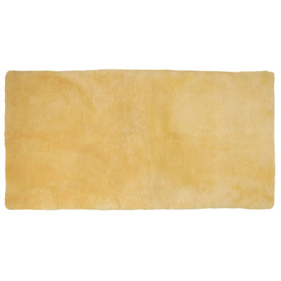 ✓ Lammfell-Betteinlage für das Kinderbett cm) (gold-beige, 140 70 ×