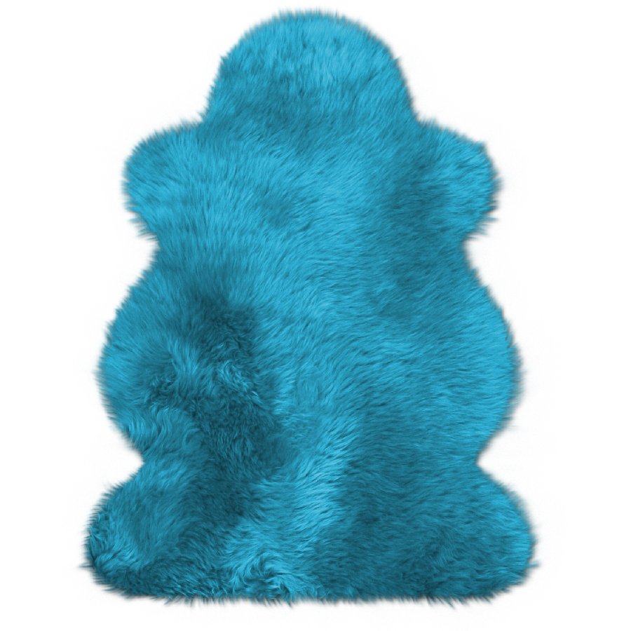 ✓ Australisches (100 x taubenblau) 68 Lammfell cm