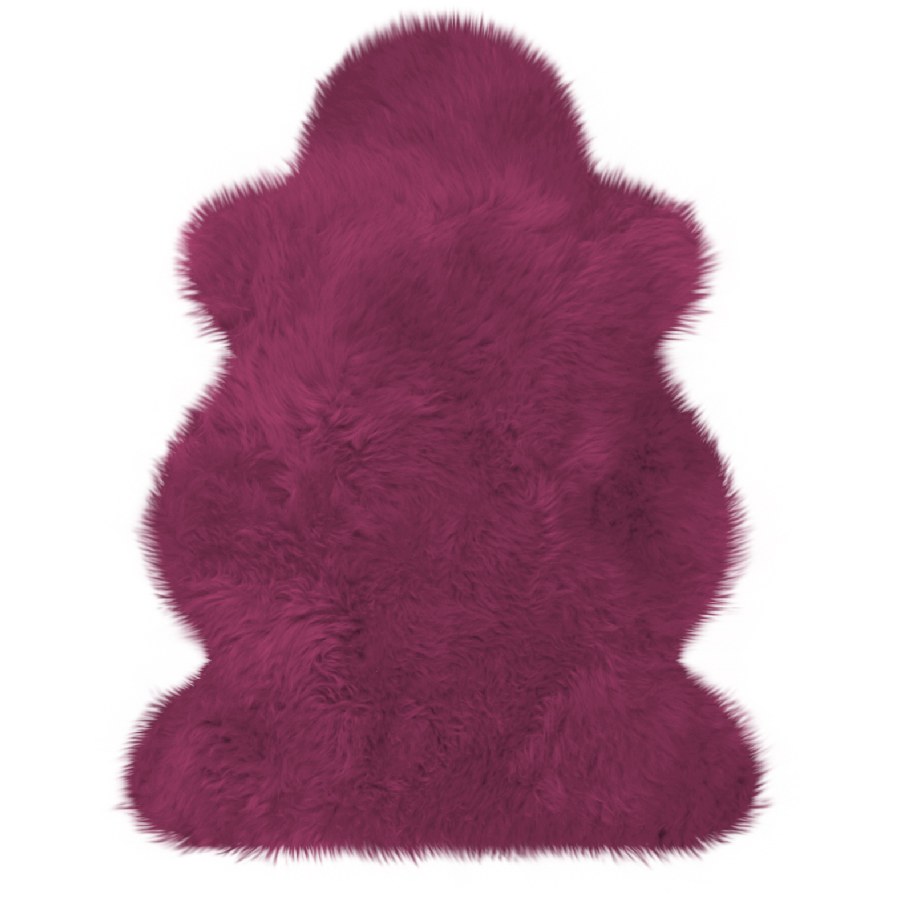 Australisches Lammfell Lammfelle Pinkfarben Premium Qualität ca 100 x 68 cm 