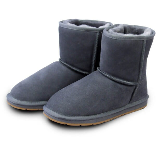 Art.-Nr. 372 - Damen Lammfell-Boots, anthrazit