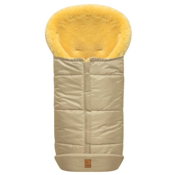 Art.-Nr. 975 BE - Premium-Lammfellfußsack, beige