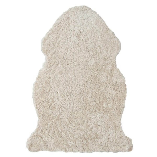 Art.-Nr. 860 LE - Curly-Lammfell leinen